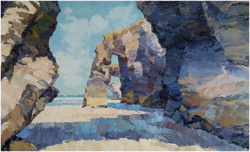 Playa de las Catedrales IV von Alex Hook Krioutchkov, Malerei kaufen auf Singulart