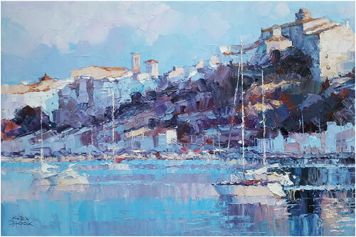 Puerto de Mahon van Alex Hook Krioutchkov, Schilderij te koop op Singulart