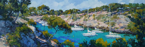 Cala Pi VI di Alex Hook Krioutchkov, Pittura in vendita su Singulart
