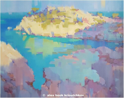 Calo des Moro. Mallorca van Alex Hook Krioutchkov, Schilderij te koop op Singulart