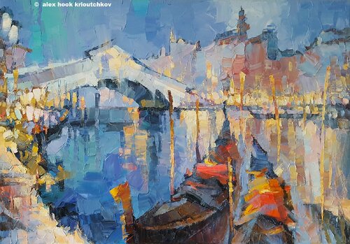 Venice XIX van Alex Hook Krioutchkov, Schilderij te koop op Singulart