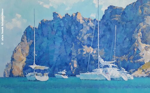 Cala San Vicence XV van Alex Hook Krioutchkov, Schilderij te koop op Singulart
