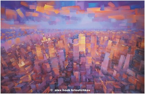 New York XXIV di Alex Hook Krioutchkov, Pittura in vendita su Singulart