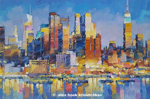 New York XXI di Alex Hook Krioutchkov, Pittura in vendita su Singulart