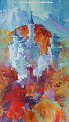 Neuschwanshtein van Alex Hook Krioutchkov, Schilderij te koop op Singulart