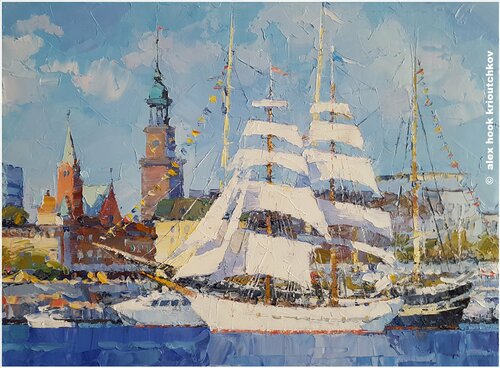 Hamburg XII von Alex Hook Krioutchkov, Malerei kaufen auf Singulart