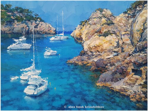 Costa de Deia III di Alex Hook Krioutchkov, Pittura in vendita su Singulart