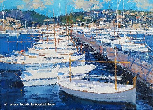 Puerto de Andratx IV van Alex Hook Krioutchkov, Schilderij te koop op Singulart