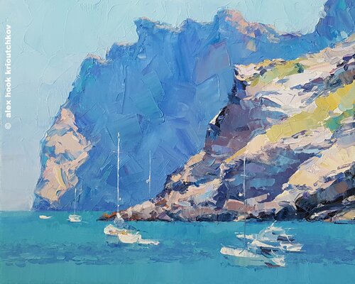 Cala San Vicente XII van Alex Hook Krioutchkov, Schilderij te koop op Singulart