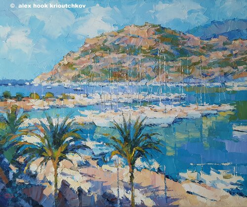 Puerto de Andratx XI di Alex Hook Krioutchkov, Pittura in vendita su Singulart