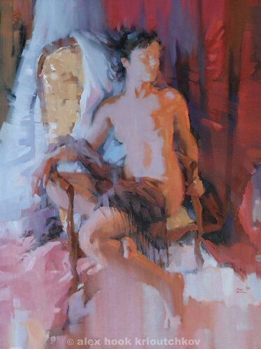 Nude II di Alex Hook Krioutchkov, Pittura in vendita su Singulart