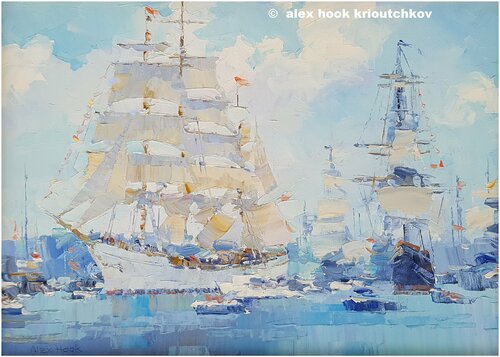 Sail Amsterdam XII von Alex Hook Krioutchkov, Malerei kaufen auf Singulart