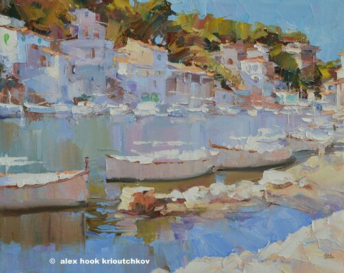 Cala Figuera XIII di Alex Hook Krioutchkov, Pittura in vendita su Singulart