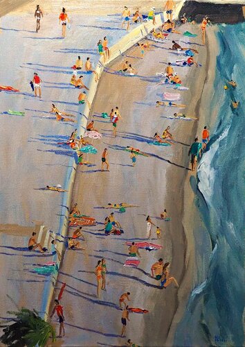 A summer day by Yuanyuan Liu, Painting for Sale on Singulart