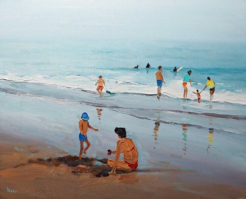 A peaceful day de Yuanyuan Liu, Pintura a la venta en Singulart