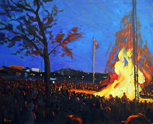 Walpurgis Night von Yuanyuan Liu, Malerei kaufen auf Singulart