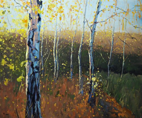 Autumn Birches Yuanyuan Liu
