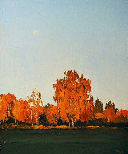 Autumn Landscape van Yuanyuan Liu, Schilderij te koop op Singulart