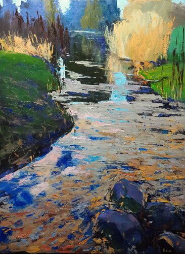 Autumn Landscape von Yuanyuan Liu, Malerei kaufen auf Singulart