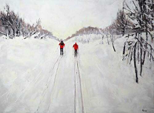 Winter landscape von Yuanyuan Liu, Malerei kaufen auf Singulart