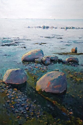 Stones di Yuanyuan Liu, Pittura in vendita su Singulart