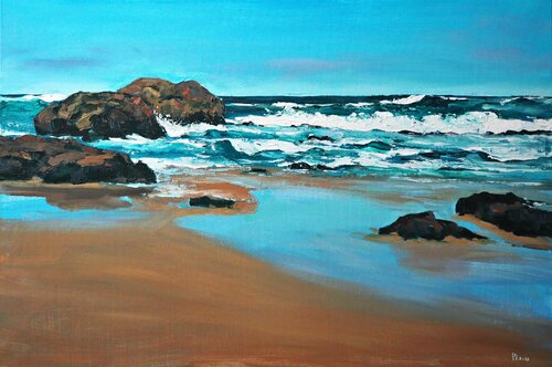 Seascape di Yuanyuan Liu, Pittura in vendita su Singulart