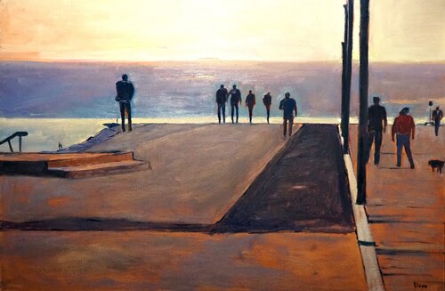Seascape by Yuanyuan Liu, Painting for Sale on Singulart