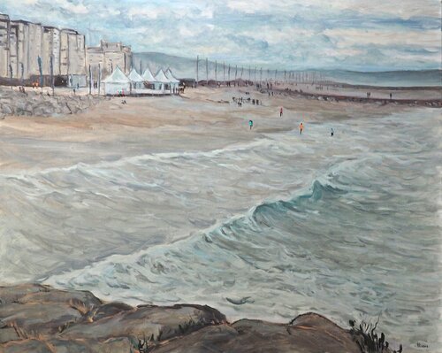 Costa Caparica beach Yuanyuan Liu