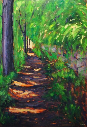 Summer  Landscape von Yuanyuan Liu, Malerei kaufen auf Singulart