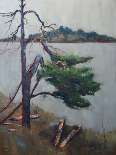 Spring landscape van Yuanyuan Liu, Schilderij te koop op Singulart