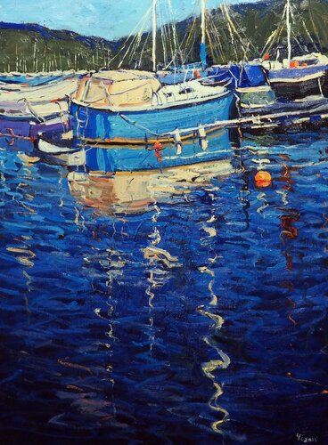 The boats de Yuanyuan Liu, Pintura a la venta en Singulart