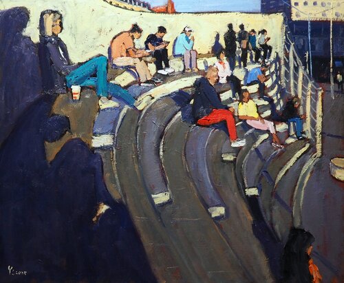 A brief pause von Yuanyuan Liu, Malerei kaufen auf Singulart