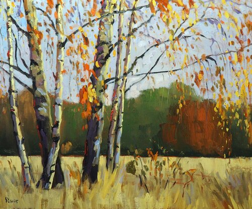 Autumn Landscape by Yuanyuan Liu, Painting for Sale on Singulart