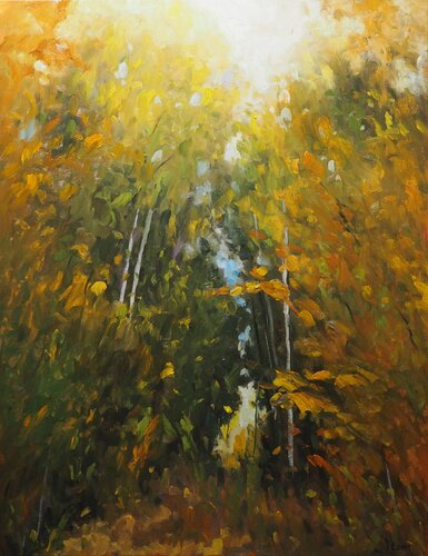 Autumn Landscape von Yuanyuan Liu, Malerei kaufen auf Singulart