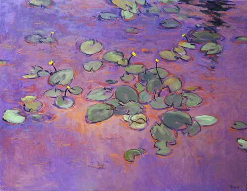 Water Lilies von Yuanyuan Liu, Malerei kaufen auf Singulart