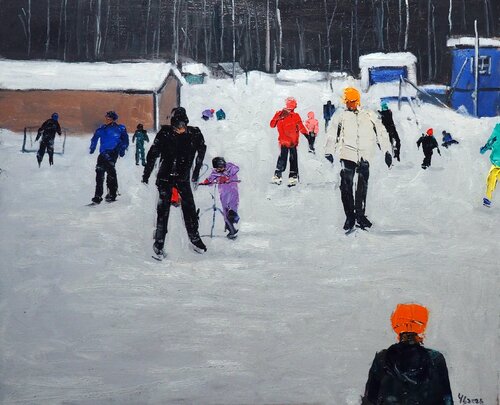 Winter Landscape von Yuanyuan Liu, Malerei kaufen auf Singulart