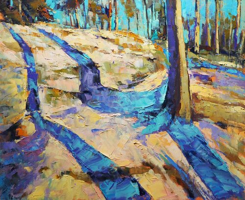 Winter Landscape by Yuanyuan Liu, Painting for Sale on Singulart