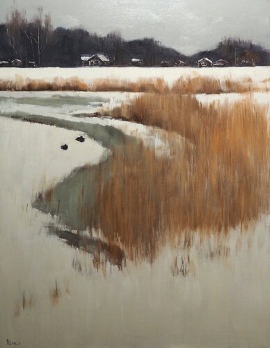 Winter Landscape von Yuanyuan Liu, Malerei kaufen auf Singulart