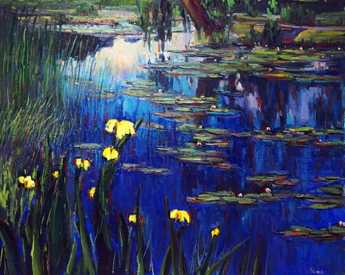 Water Lilies von Yuanyuan Liu, Malerei kaufen auf Singulart