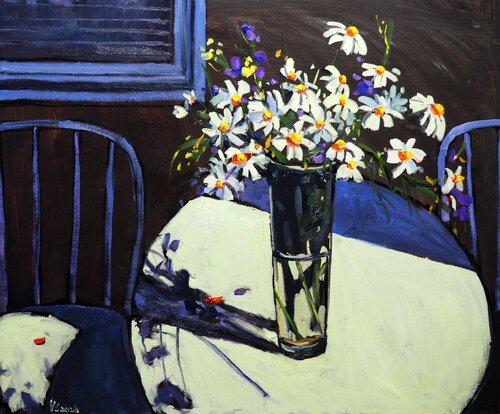 Summer flowers by Yuanyuan Liu, Painting for Sale on Singulart