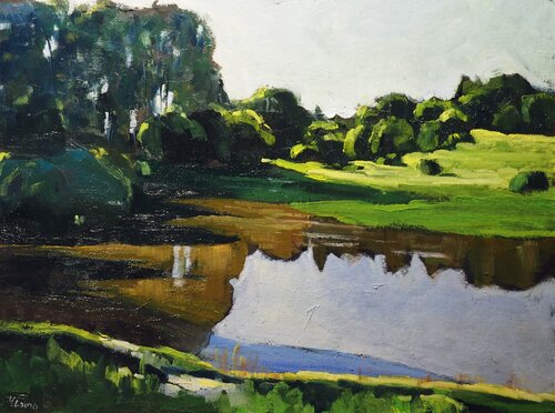 Summer light by Yuanyuan Liu, Painting for Sale on Singulart