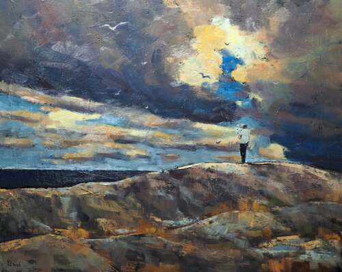 Beyond the Clouds de Yuanyuan Liu, Pintura a la venta en Singulart