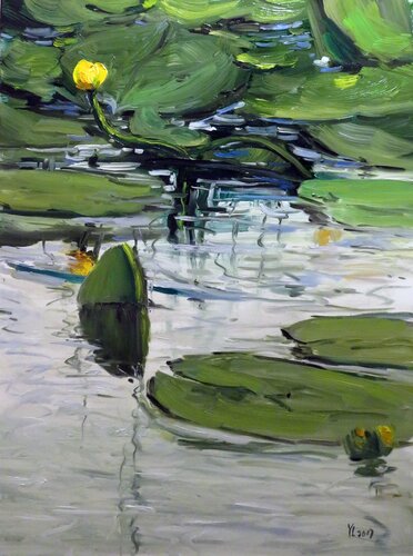 Lotus di Yuanyuan Liu, Pittura in vendita su Singulart