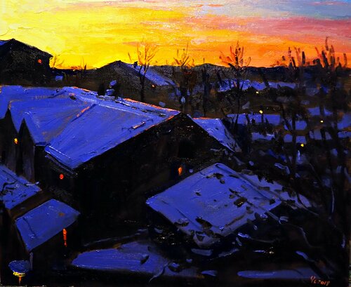 Winter morning Yuanyuan Liu