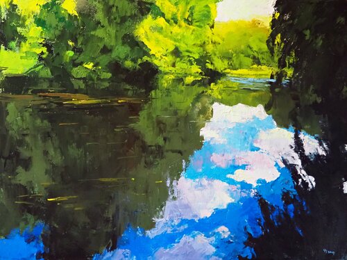 Summer Landscape von Yuanyuan Liu, Malerei kaufen auf Singulart