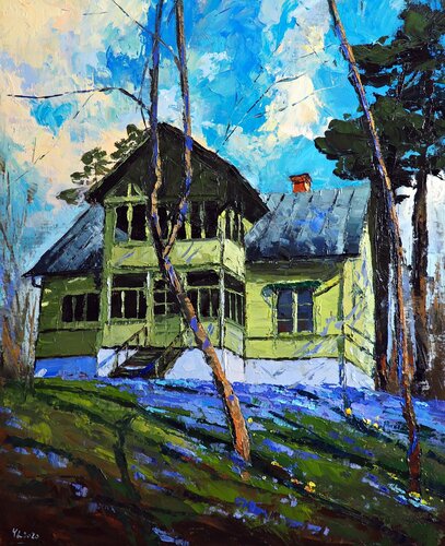 The green house di Yuanyuan Liu, Pittura in vendita su Singulart