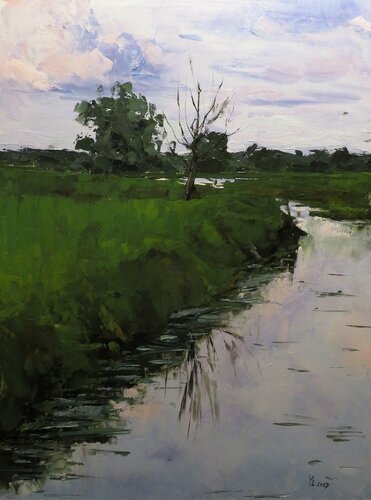 Summer Landscape di Yuanyuan Liu, Pittura in vendita su Singulart