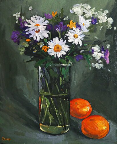Flowers di Yuanyuan Liu, Pittura in vendita su Singulart