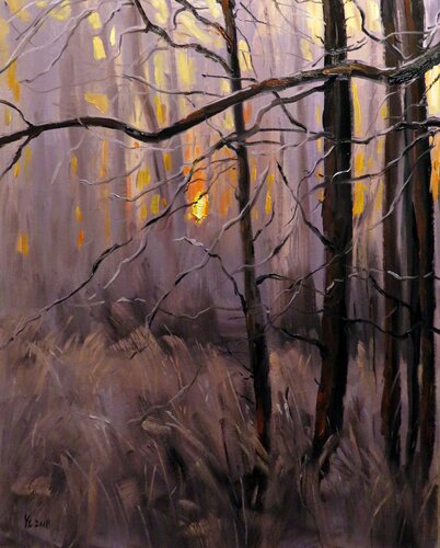 The last light of the day von Yuanyuan Liu, Malerei kaufen auf Singulart