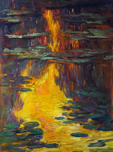 A study of Claude Monet von Yuanyuan Liu, Malerei kaufen auf Singulart